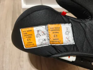 Silla elevadora coche PLAY negra con Isofix