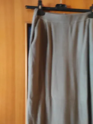 Gonna lunga invernale donna grigia