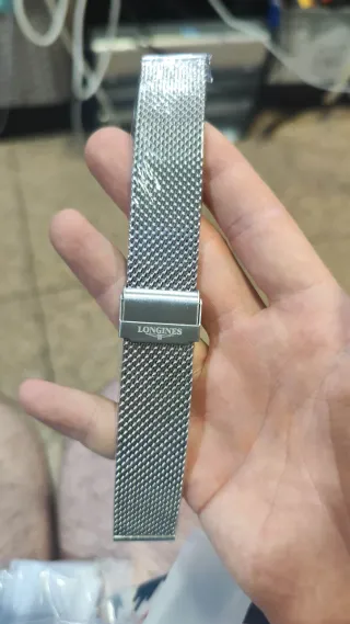 Correa Longines Milano 22mm Plata