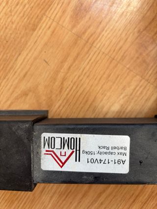 Banco de musculación con rack