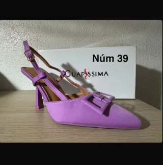 Tacones Guapissima Hebilla Lila Talla 39