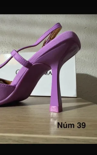 Tacones Guapissima Hebilla Lila Talla 39