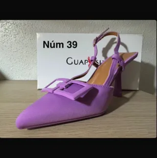 Tacones Guapissima Hebilla Lila Talla 39