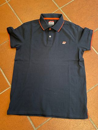 Polo Baci e Abbracci Uomo Blu