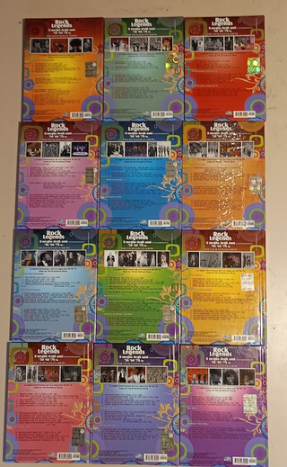 Collana 12 DVD Rock Legends