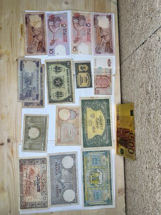 Lote Billetes Marroquíes Colección