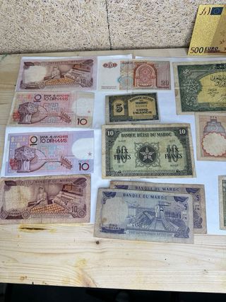 Lote Billetes Marroquíes Colección