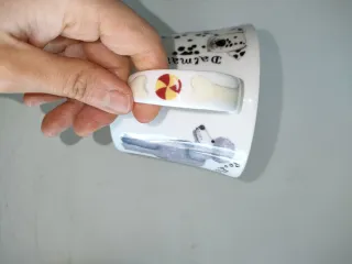 Tazza ceramica con cani