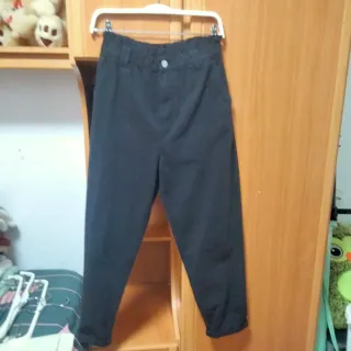 Set 2 Pantalones Buggy Cintura Fruncida