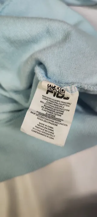 Sudadera Fila Vintage Azul Claro Talla L