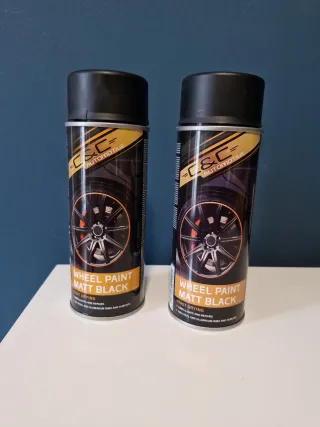 Spray Pintura Llanta Matt Black C&C