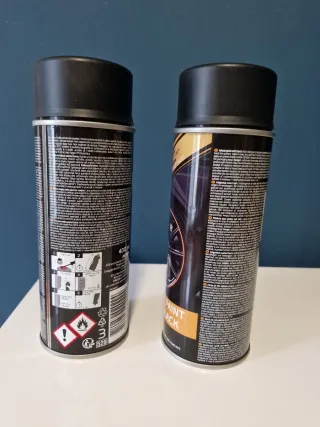 Spray Pintura Llanta Matt Black C&C