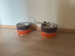 Lámpara de techo doble