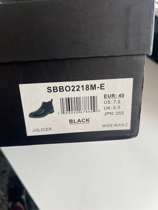 Botas Bruno Marc Piel Talla 40 Hombre