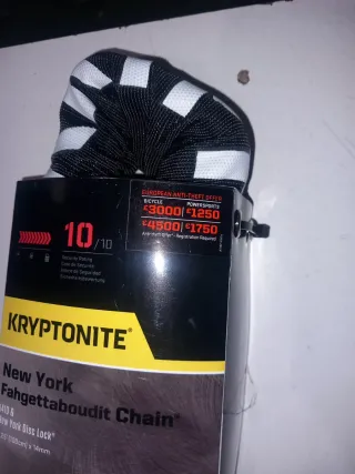 Cadena Antirrobo Kryptonite New York