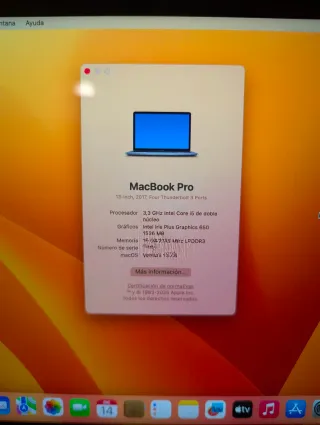 MacBook Pro 512 GB SSD Garantía !