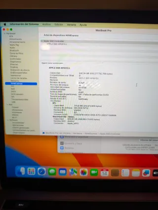 MacBook Pro 512 GB SSD Garantía !