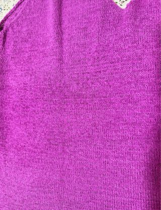 Top Morado sin Mangas