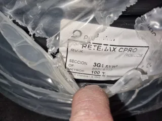 Cable Eléctrico Retenax CPRO 100m 1kV PVC