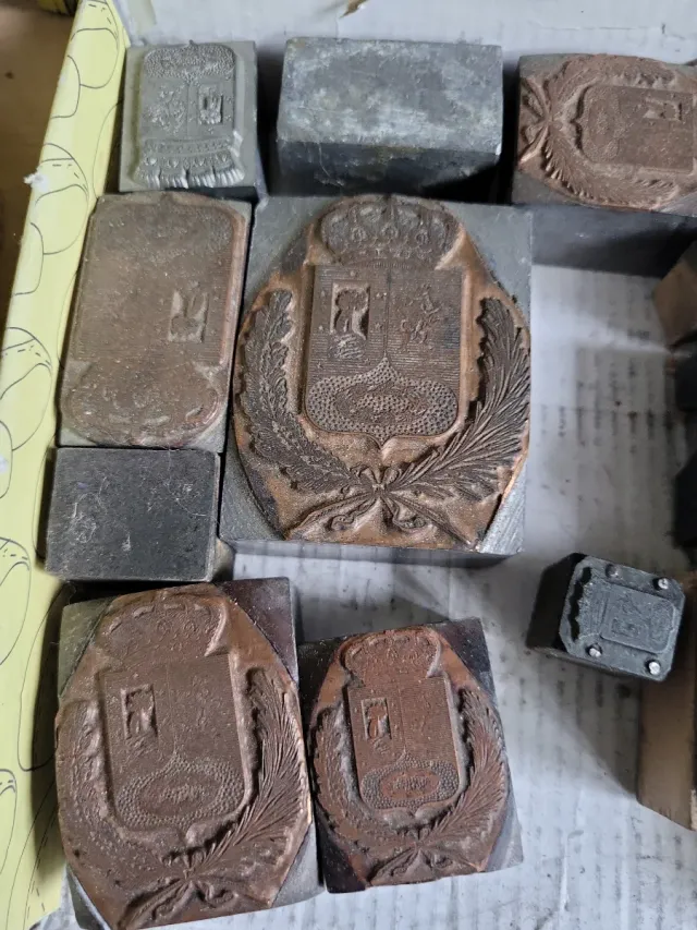 Lote Estampaciones Cobre Macizo