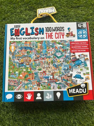 Puzzle HEADU Inglés The City 100 palabras