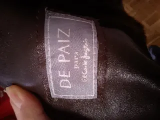 Abrigo largo de piel para mujer