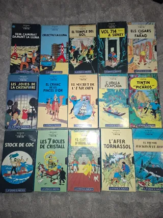 Colección Tintín VHS (Catalán/Español)