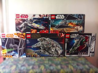 Lote 5 Naves LEGO Star Wars