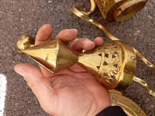 Lote Decoración Marroquí: Portavelas y Lámpara