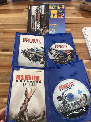 Resident Evil Outbreak 1 e 2 PS2