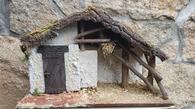 Casita de Belén rústica