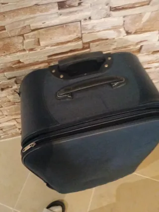 Maleta grande negra con ruedas