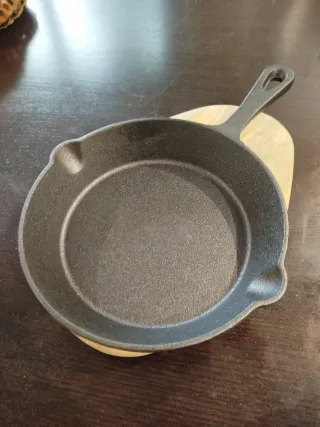 Set di 2 padelle in ghisa