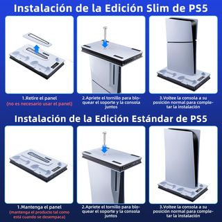 Wigearss PS5/PS5 Slim/PS5 Pro Soporte Vertical