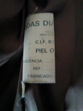 Chaquetón de Piel Marrón para Hombre