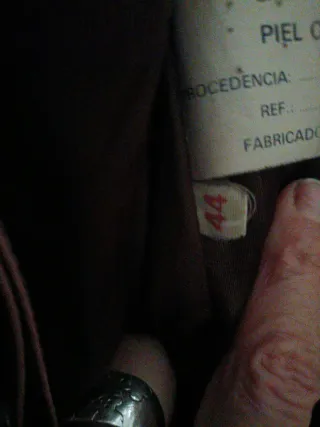 Chaquetón de Piel Marrón para Hombre