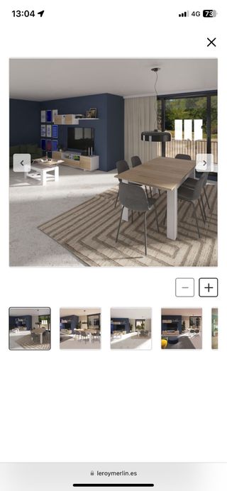 Mesa extensible de madera en muy buen estado