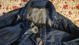 Cazadora vaquera T L + 2 leggings