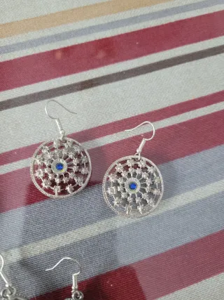 Pendientes de plata de filigrana cordobesa