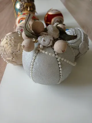 Palle decorative artigianali per albero di Natale