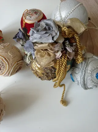 Palle decorative artigianali per albero di Natale