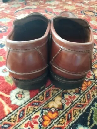 Mocasines de piel marrón