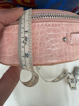 Bolso redondo Zara rosa