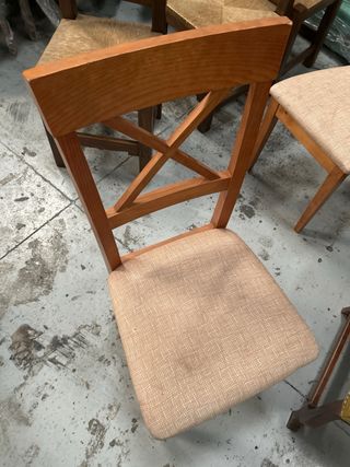 3 Sillas de Comedor Madera Clara