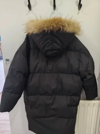 Abrigo Bimba y Lola de plumas