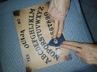 Tavola Ouija in legno pressato x sedute spiritiche
