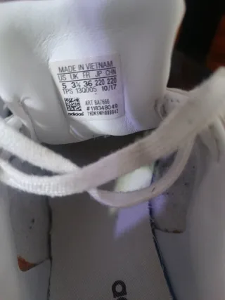 Zapatillas Adidas Superstar Blancas y azul