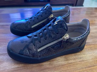 Zapatillas Giuseppe Zanotti Marrón y Dorado