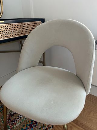 Tocador completo negro, dorado y beige de SKLUM