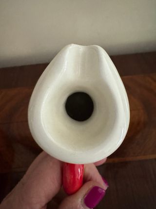 Oliera dipinta a mano con peperoncini